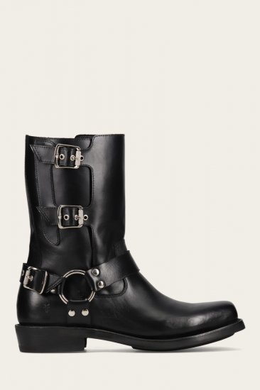 Frye Conway Moto Harness - Black - Click Image to Close