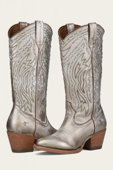 Frye Shelby Studded - Light-gold - Click Image to Close