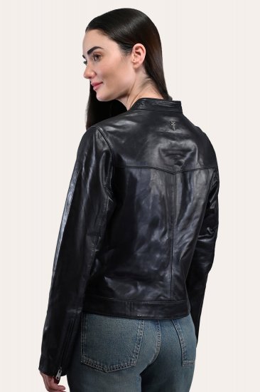 Frye Tobacco Cafe Racer Jacket - Frye Tobacco Cafe Racer Jacket - Click Image to Close