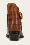 Frye Sacha Multi Strap Bootie - Caramel
