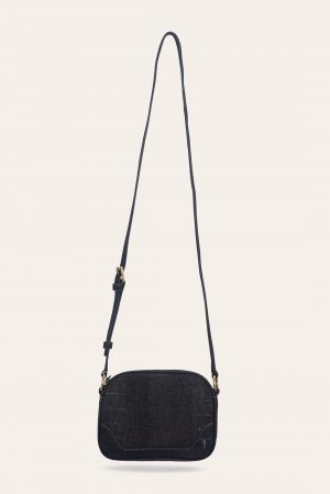 Frye Melissa Sueded Croco Camera - Melissa Sueded Croco Camera