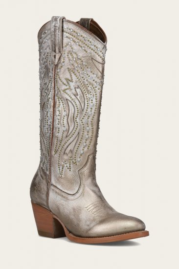 Frye Shelby Studded - Light-gold - Click Image to Close