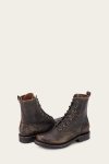 Frye Veronica Combat - Antiqued-black