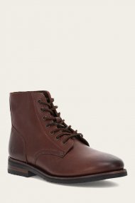 Frye Barrett Lace Up - Cognac