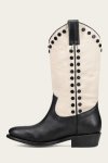 Frye Billy Pull On Stud - Black-ivory