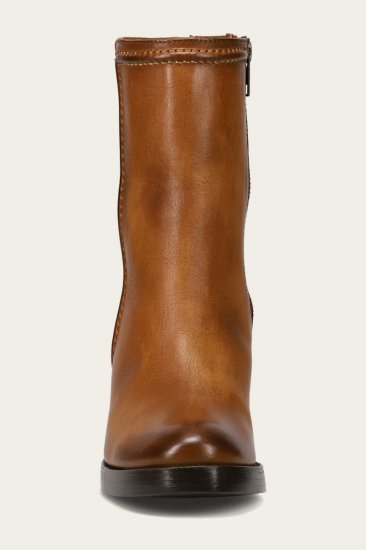 Frye Jean Short Inside Zip - Caramel - Click Image to Close