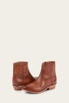 Frye Billy Inside Zip - Caramel