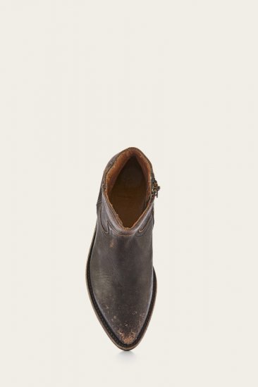 Frye Billy Inside Zip - Antiqued-black - Click Image to Close