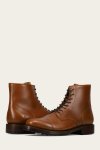 Frye Dylan Cap Toe Lace Up - Saddle