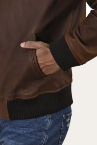 Frye Classic Leather Bomber Jacket - Classic Leather Bomber Jacket