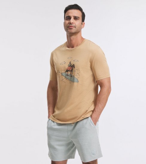Frye Classic-Fit Crewneck Graphic Tee - Classic-Fit Crewneck Graphic Tee - Click Image to Close