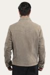 Frye Authentic Suede Trucker Jacket - Authentic Suede Trucker Jacket