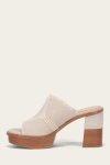 Frye Pipa Crochet Platform Sandal - Ivory