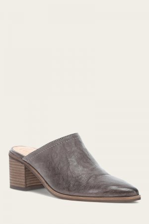 Frye Sadie Mule - Steel