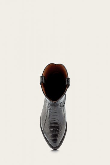 Frye Billy Short - Black-ostrich - Click Image to Close