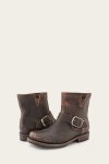Frye Veronica Bootie - Antiqued-black