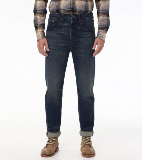 Frye Straight Slim Jeans In Austin Wash - Straight Slim Jeans In Austin Wash - Click Image to Close