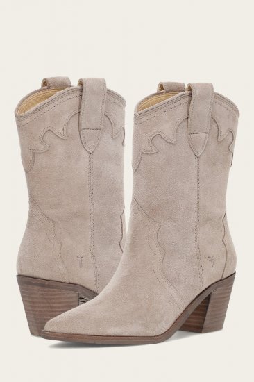 Frye Sara Western Short - Taupe - Click Image to Close