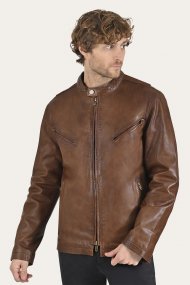 Frye Contemporary Racer Leather Jacket - Contemporary Racer Leather Jacket