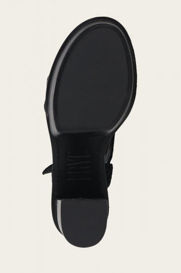 Frye Pipa Woodstock Sandal - Black - Click Image to Close