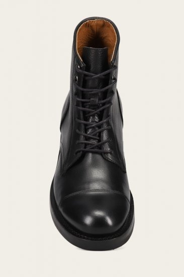 Frye Dylan Cap Toe Lace Up - Black - Click Image to Close