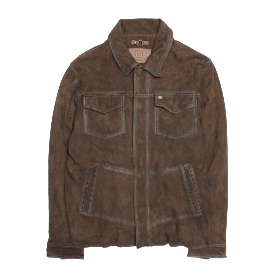 Frye Dark Brown Shacket - Frye Dark Brown Shacket - Click Image to Close