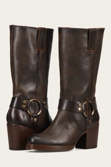 Frye Jean Harness - Chocolate - Click Image to Close