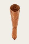 Frye Carson Piping Tall Wide Calf - Caramel