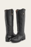 Frye Melissa Double Sole Button Lug Tall - Black
