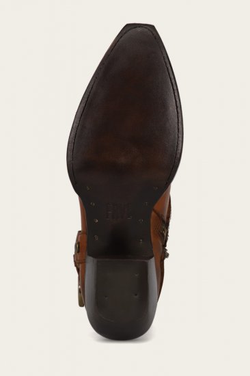 Frye Sacha Multi Strap Bootie - Caramel - Click Image to Close