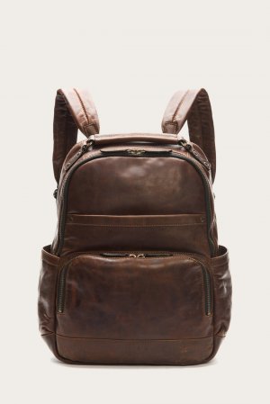 Frye Logan Backpack - Dark Brown