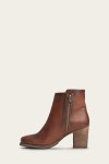 Frye Addie Double Zip - Cognac