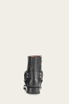 Frye Veronica Harness Short - Black-soft-tumbled-leather