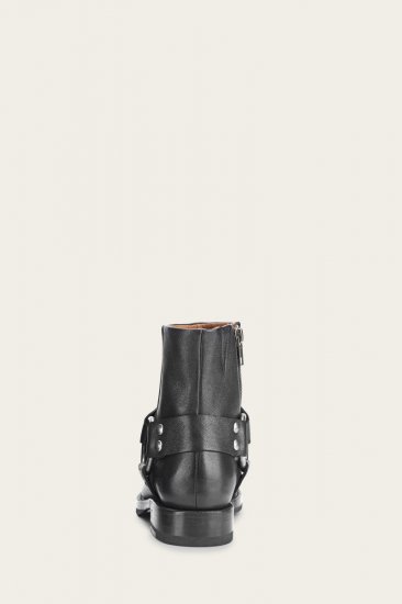 Frye Veronica Harness Short - Black-soft-tumbled-leather - Click Image to Close
