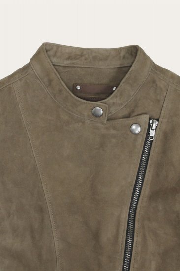 Frye Versatile Biker-racer Leather Jacket - Versatile Biker-racer Leather Jacket - Click Image to Close