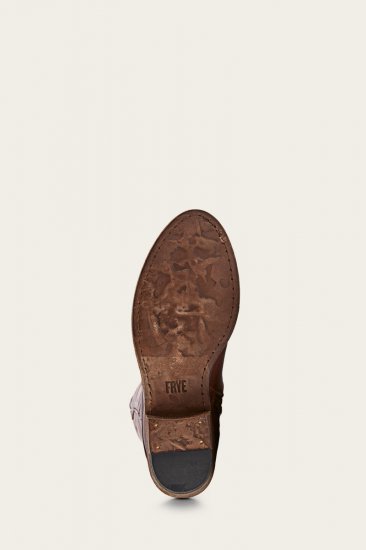 Frye Carson Piping Tall Wide Calf - Redwood - Click Image to Close
