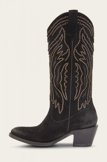 Frye Shelby Studded - Black - Click Image to Close