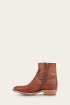 Frye Billy Inside Zip - Caramel
