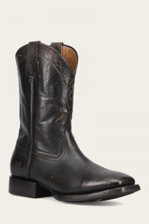 Frye Hauser Logo Stitch - Black