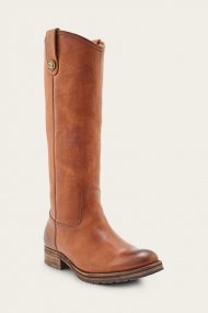 Frye Melissa Double Sole Button Lug Tall - Bronze