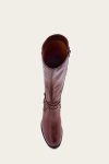 Frye Melissa Belted Tall - Merlot