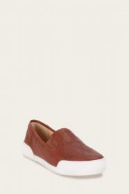 Frye Mia Slip On - Cognac
