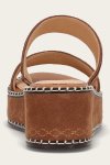 Frye Joy Woodstock 2 Band Platform Slide - Bark