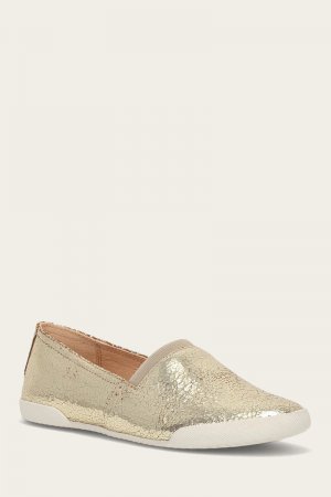 Frye Melanie Slip On - Gold-mirror