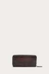 Frye Melissa Zip Around Wallet - Dark Brown