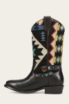 Frye Billy Pull On Southwest - Black-sw