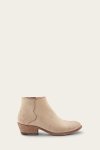 Frye Carson Piping Bootie - White