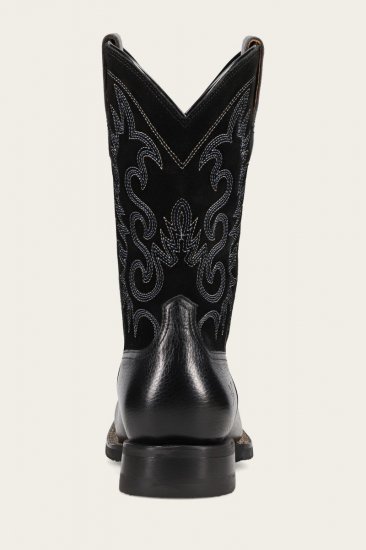 Frye Hauser Deco Stitch - Black-black - Click Image to Close