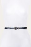 Frye 20mm Belt With 3 Pc Buckle Set & Leather Laced Edge - 20mm Belt With 3 Pc Buckle Set & Leather Laced Edge