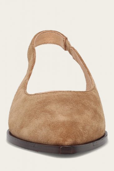 Frye Kenzie Slingback Flat - Almond - Click Image to Close